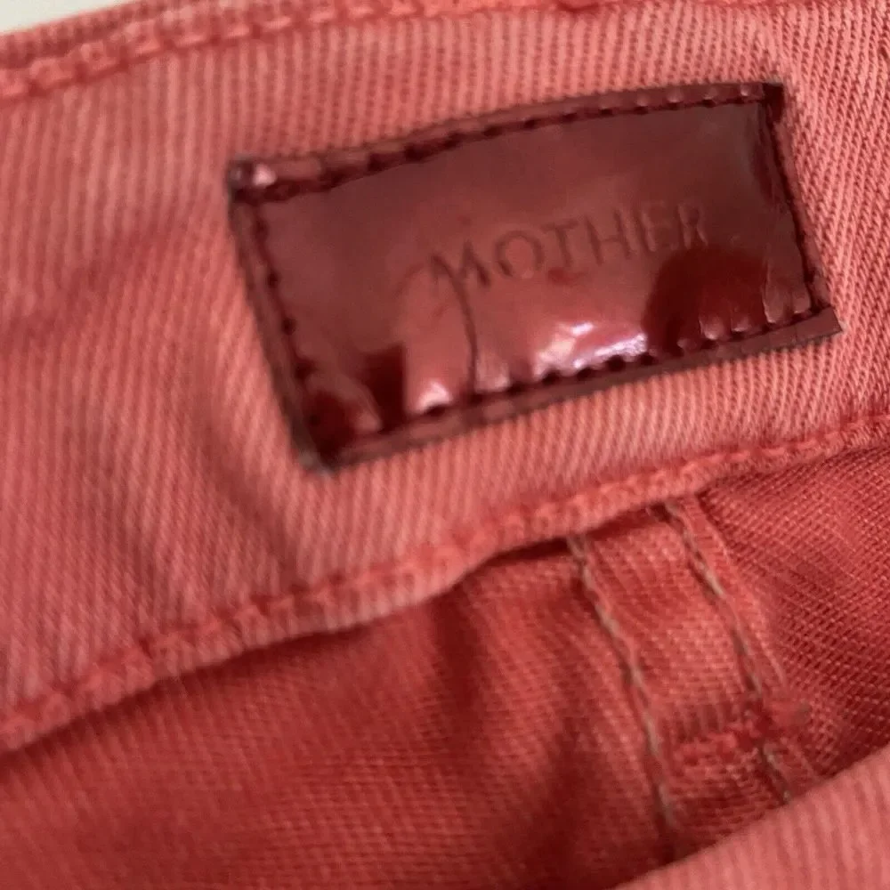 Mother Women's The Looker Jeans Brink‎ Pink Skinny Stretch Size 26 Read